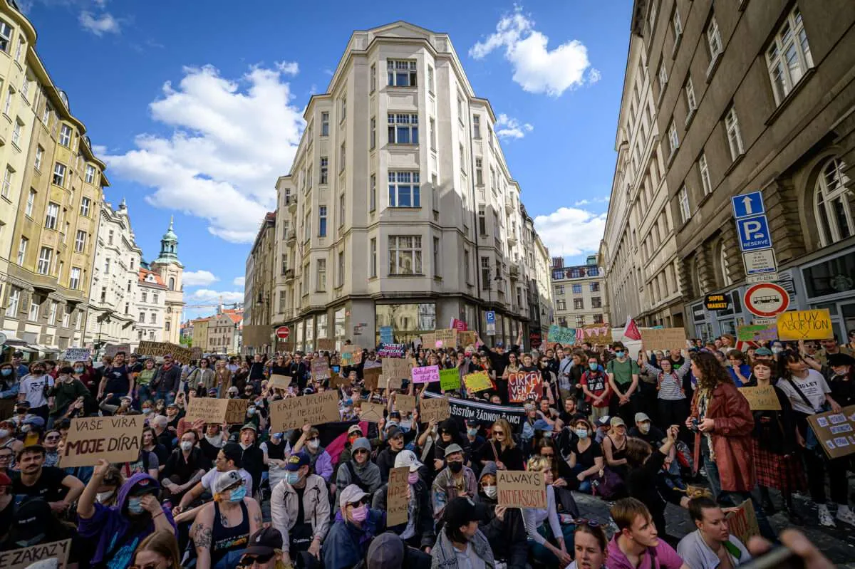 Blokáda byla úspěšná. Foto: Praha je feministická