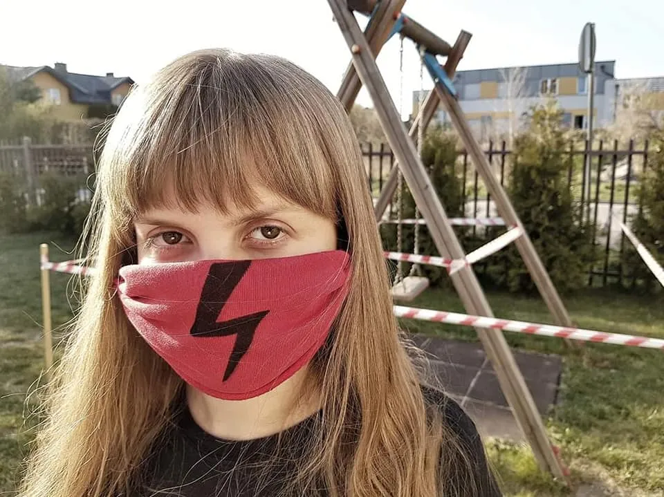 Protest v nouzovém stavu Foto:  Ogólnopolski Strajk Kobiet